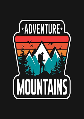 Adventure Mountains Graphic