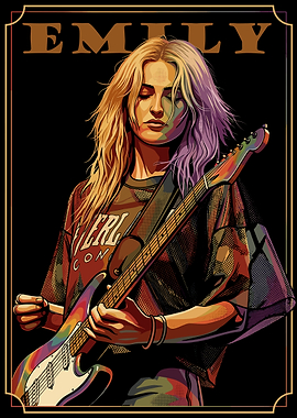 Emily armstrong Playing Guitar
