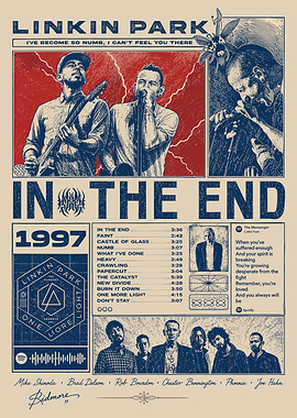 Linkin Park 'In The End' Poster