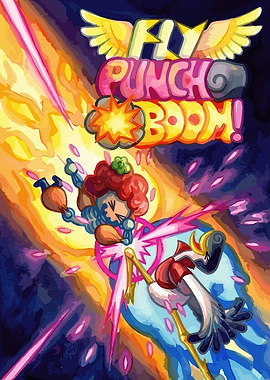 Fly Punch Boom! Action Scene