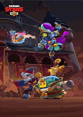 Brawl Stars Characters in Fantasy Setting