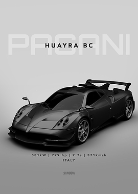 Pagani Huayra BC - Light Background