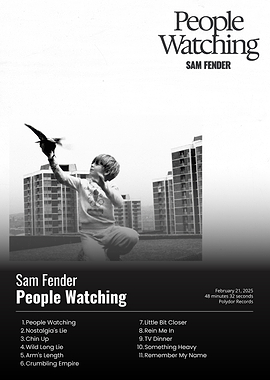 Sam Fender People Watching Album Art