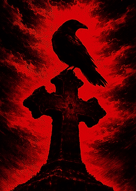 Raven on a Cross