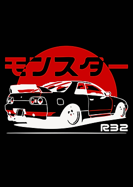 Nissan Skyline R32 Monster Art