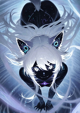 Cosmic Wolf Girl