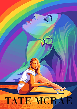 Tate McRae Pop Art Portrait