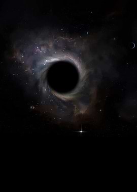 Black Hole in Nebula