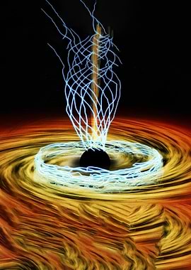 Black Hole with Accretion Disk and Jets