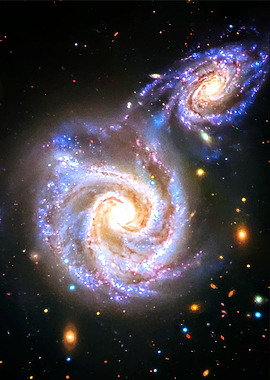 Interacting Galaxies in Space