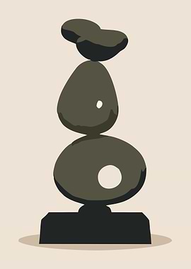 Abstract Stone Sculpture