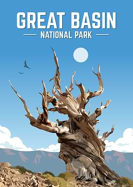 Great Basin National Park Vintage Poster