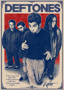 Deftones Band Poster