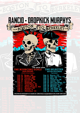 Rancid Dropkick Murphys Tour Poster