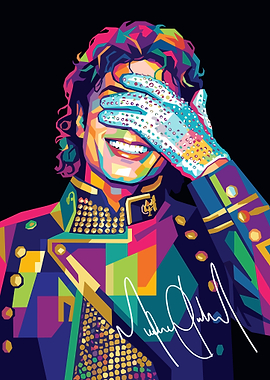 Michael Jackson Pop Art Portrait