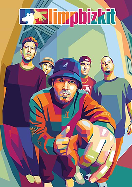 Limp Bizkit Band Pop Art