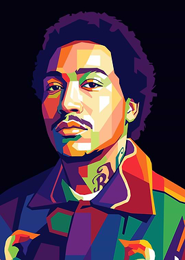 Pop Art Portrait of a Demetrius Flenory Jr