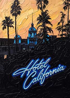 Hotel California Album Cover Art
