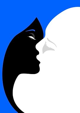Abstract Faces in Profile