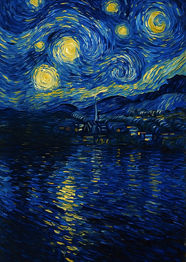 Starry Night Over Water