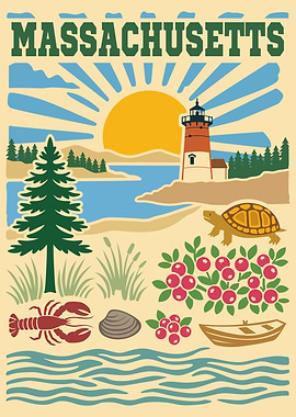 Massachusetts Coastal Scene