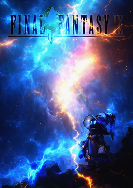 Final Fantasy IX Vivi Lightning Background