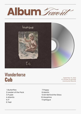 Wunderhorse Cub Album Cover