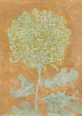 Yellow Chrysanthemum Painting