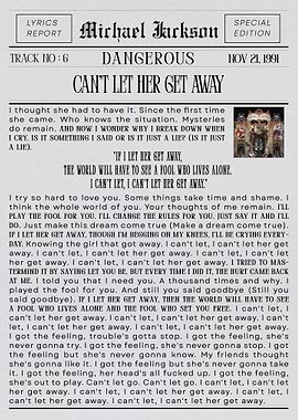 Michael Jackson 'Can't Let Her Get Away'