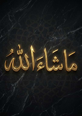 Mashallah Arabic Calligraphy