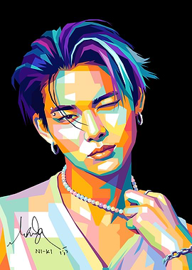 NI-KI Pop Art Portrait