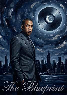 Jay-Z The Blueprint Painting