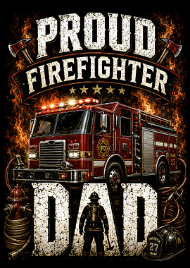 Proud Firefighter Dad