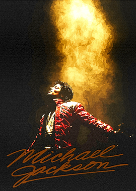Michael Jackson Performing on Stage