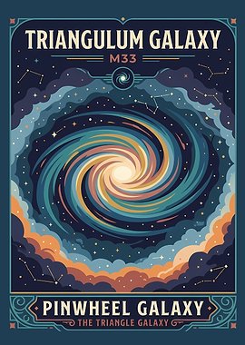 Triangulum Galaxy Poster