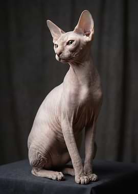 Sphynx Cat Posing