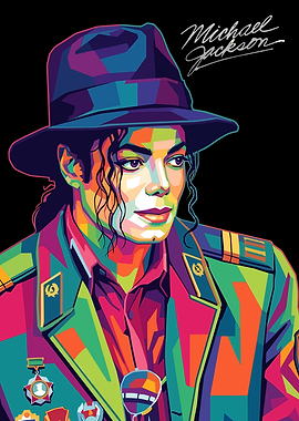 Michael Jackson Pop Art Portrait
