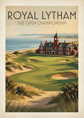 Royal Lytham The Open Championship Poster