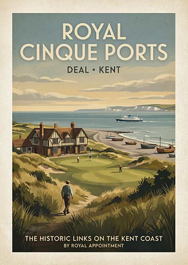 Royal Cinque Ports Golf Club Poster