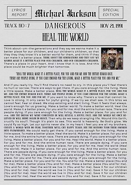 Michael Jackson Heal the World