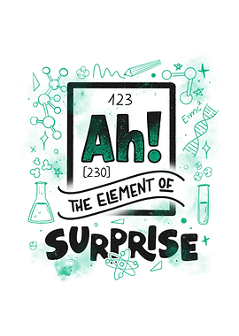 Ah! The Element Of Surprise White
