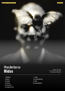 Wunderhorse Midas Album Cover