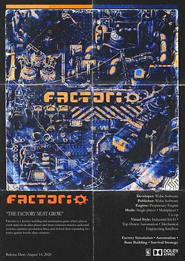 Factorio Game Poster
