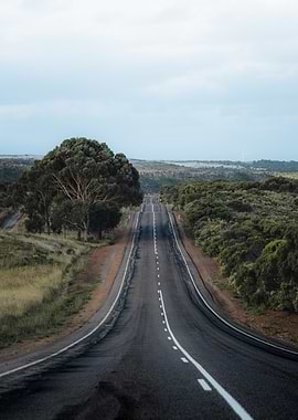 Open Road Through Australia