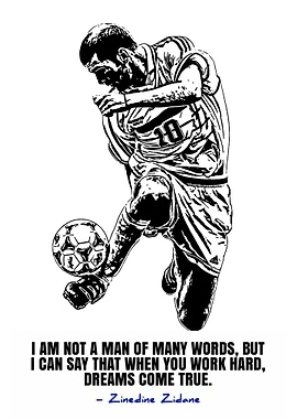Zinedine Zidane Motivational Quote