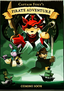 Captain Foxy's Pirate Adventure Poster