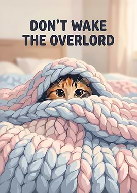 Cozy Calico Kitten Under Knit Blanket