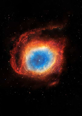 Helix Nebula in Space