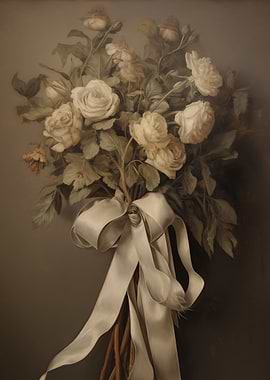 Bouquet of White Roses
