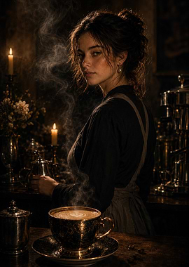 Barista Preparing Coffee